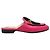 Gucci Pantofole Princetown ricamate e decorate Rosa