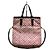 Louis Vuitton Borsa Tote Monogram Mini Lin Francoise e Borsa a Spalla Rosso