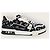 Louis Vuitton Sneakers LV Trainer in tessuto monogramma nero - vista 2
