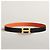 Hermès Cinturón reversible Negro/Oro mate Naranja - vista 9