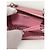 Prada Mini bandolera de cuero Saffiano triangular rosa - vista 6