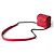 Chanel Mini Jenny Chain Bag aus rotem Lammleder mit Antik-Silber - Ansicht 2