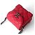 Chanel Mini Jenny Chain Bag aus rotem Lammleder mit Antik-Silber - Ansicht 4