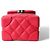 Chanel Mini Jenny Chain Bag aus rotem Lammleder mit Antik-Silber - Ansicht 6