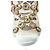 Gucci Sneakers Flash Track Crystal Bianco - vista 8