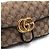 Gucci Mini Borsa a Spalla e Borsa a Tracolla in Tela con Catena Dorata Multicolore - vista 11