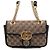 Gucci Mini Borsa a Spalla e Borsa a Tracolla in Tela con Catena Dorata Multicolore - vista 2