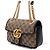 Gucci Mini Borsa a Spalla e Borsa a Tracolla in Tela con Catena Dorata Multicolore - vista 3