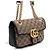 Gucci Mini Borsa a Spalla e Borsa a Tracolla in Tela con Catena Dorata Multicolore - vista 4