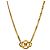 Céline Collana Gold Cubic