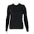 Hermès Langarm-Strickpullover aus Kaschmir Schwarz  - Ansicht 1