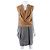 Vestido sin mangas Balenciaga Castaño