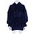 Balenciaga Langarm-Strickkapuzenpullover Blau