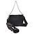Prada Borsa a tracolla e crossbody in Re-Nylon Tesuto Nero - vista 3