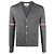 Thom Browne Cardigan mit Streifen am Arm Braun