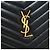 Saint Laurent Clutch Média Matelassê Preta Preto - vista 5