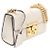 Padlock Gucci Pequena bolsa de ombro com cadeado e corrente Branco - vista 2