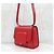 Thom Browne Nuova Borsa Crossbody in Pelle Rossa Piccola a Due Vie Rosso - vista 2
