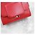 Thom Browne Nuova Borsa Crossbody in Pelle Rossa Piccola a Due Vie Rosso - vista 4