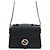Gucci Interlocking Top Handle Leder Schultertasche mit Kette Schwarz