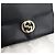 Gucci Interlocking Top Handle Leder Schultertasche mit Kette Schwarz - Ansicht 4