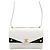 Chanel Serie di borse con patta a chevron bianco