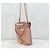 Chanel Nuova Mini Borsa a Catena Rosa Oro Chip Interno Multicolore - vista 2