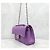 Chanel Nuova Borsa a Spalla Classic Piccola Viola Oro Champagne Porpora - vista 2