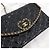 Chanel Borsa a tracolla con patta a catena New Heart CC Logo Patent Nero - vista 4
