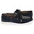 Dior Scarpe boat Granville in scamosciato oblique da uomo (Navy Blue) Nero
