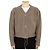 Acne Studios Damen V-Ausschnitt Wolle Crop Cardigan (Mood Brown) DLD Braun