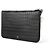 St Dupont Clutch Estée Lauder Line con tracolla croco Nero - vista 2