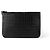 St Dupont Clutch Estée Lauder Line con tracolla croco Nero - vista 3
