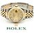 Rolex Montre Datejust pour homme avec combinaison de diamants Aftersetting Doré - vue 23