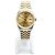 Rolex Montre Datejust pour homme avec combinaison de diamants Aftersetting Doré - vue 3