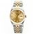 Rolex Montre Datejust pour homme avec combinaison de diamants Aftersetting Doré - vue 8