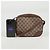 Gucci Borsa a tracolla e a spalla Disco in tela jacquard GG con bordi in pelle marrone - vista 7