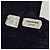 Thom Browne Cachecol com capuz e faixa diagonal Navy - vista 8