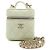 Chanel Mini Vanity in Caviar Menta con Catena Dorata - Borsa a Spalla e a Tracolla Verde - vista 2