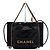 Chanel Mini borsa a tracolla e borsa a tracolla in metallo dorato Nero