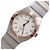 Omega Relógio de quartzo feminino New Constellation em combinação de aço e ouro Prata - vista 2