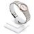 Omega Relógio de quartzo feminino New Constellation em combinação de aço e ouro Prata - vista 4