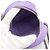 Chanel Mini borsa a tracolla e borsa crossbody Tambourine rotonda in caviar classico viola Porpora - vista 5