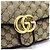 Marmont Gucci Mini Sac à Épaule et Sac Bandoulière en Toile avec Chaîne Dorée - vue 11