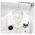 Louis Vuitton Giacca di jeans con patch ricamati Argento - vista 3