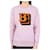 Burberry Strickpullover mit Rundhalsausschnitt und großem Logo (Rosa) Weiß
