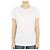 Moncler Kurzarm-T-Shirt aus Baumwolle mit Patch-Logo für Damen (Weiß) Orange