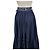 Dior Falda larga vaquera con volantes y cinturón Azul - vista 5