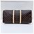 Louis Vuitton Borsa a tracolla Monogram Keepall Boston Nera Nero - vista 7