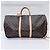 Louis Vuitton Borsa a tracolla Monogram Keepall Boston Nera Nero - vista 8